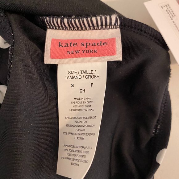 NWT Kate Spade Lia Dot Tie High Waisted Bikini Bottoms - Picture 6 of 8